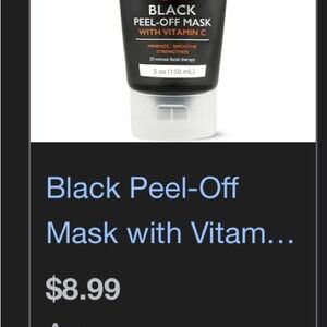 Black Peel-Off Mask with Vitamin C